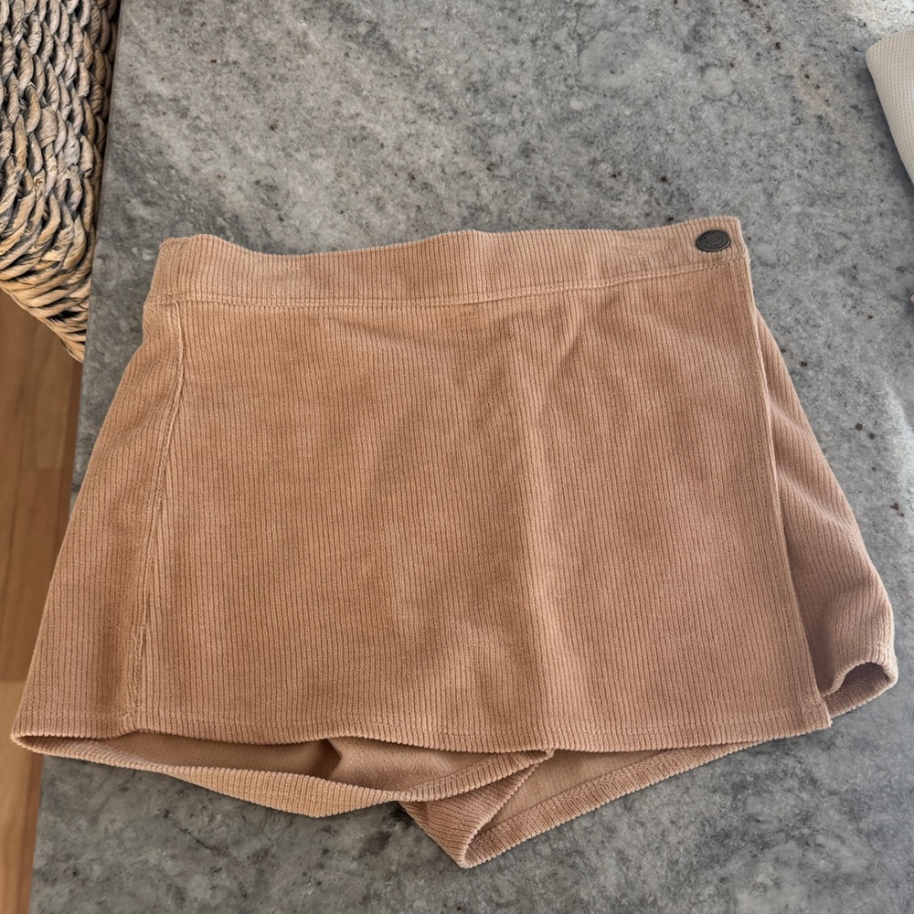 Abercrombie & Fitch Brown Corduroy Skort